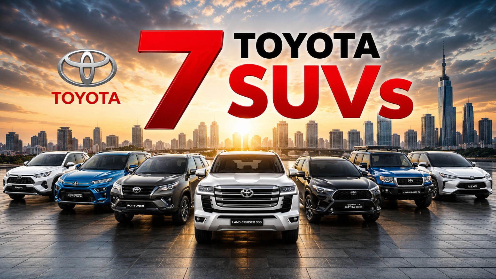 7 Toyota SUVs we know about