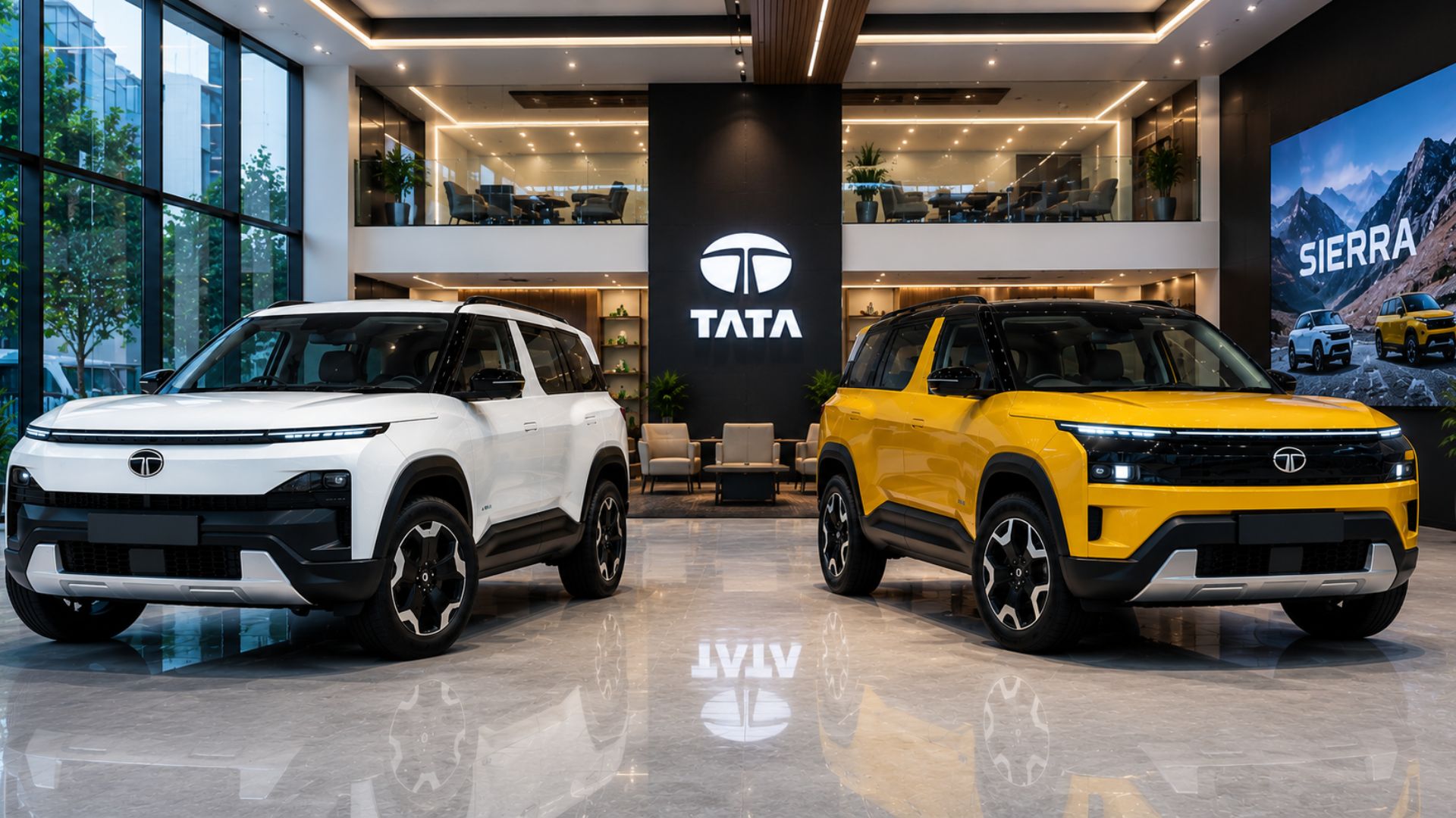 Tata Sierra EV vs ICE: What's the difference in exterior design?