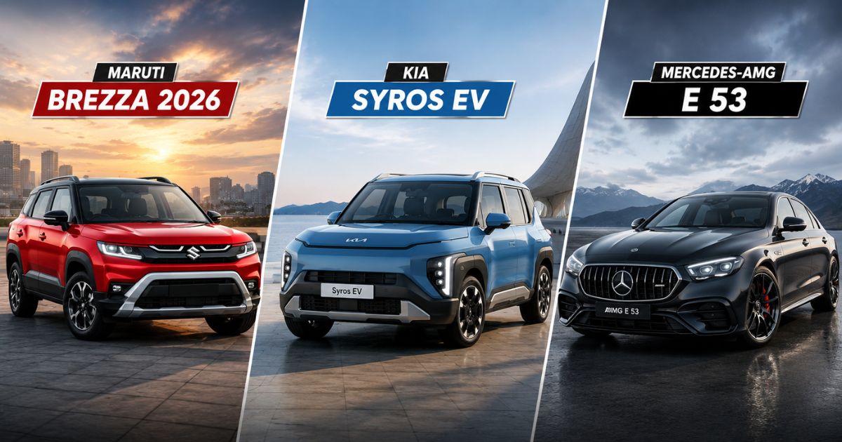 3 powerful cars from Kia Maruti and Mercedes are coming in the next 5 days