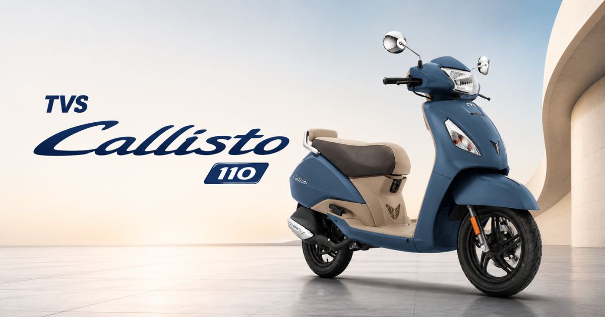 TVS Callisto 110 scooter launched with new features, 33-litre spacious storage, and modern safety features
