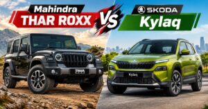 Mahindra Thar Roxx vs Skoda Kylaq